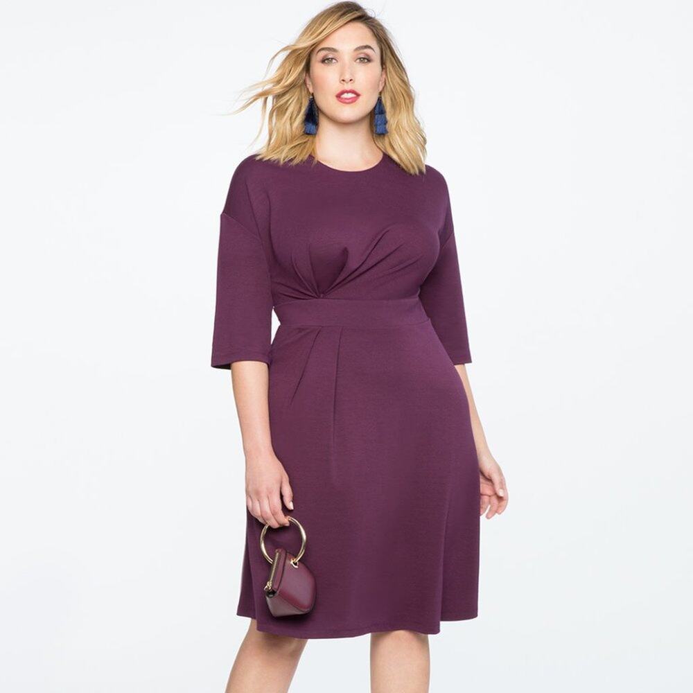 Asymmetrical Pleated Dress